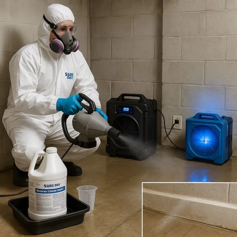 Sanitization and Odor Removal process in Scenic Oaks, TX