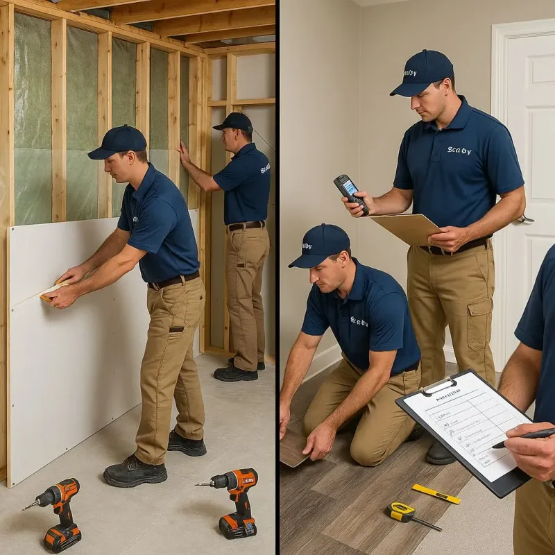 Repairs and Reconstruction process in Scenic Oaks, TX